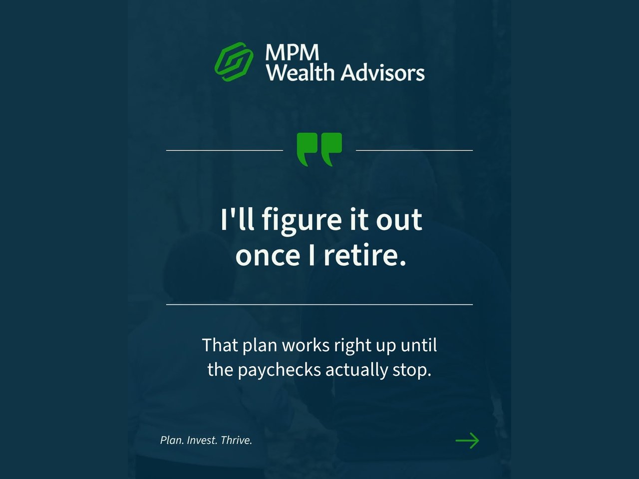 MPM Wealth Management — Facebook-first social for pre-retirees